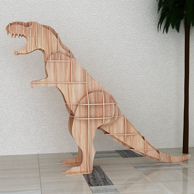 3D T-Rex Wooden Display Stand