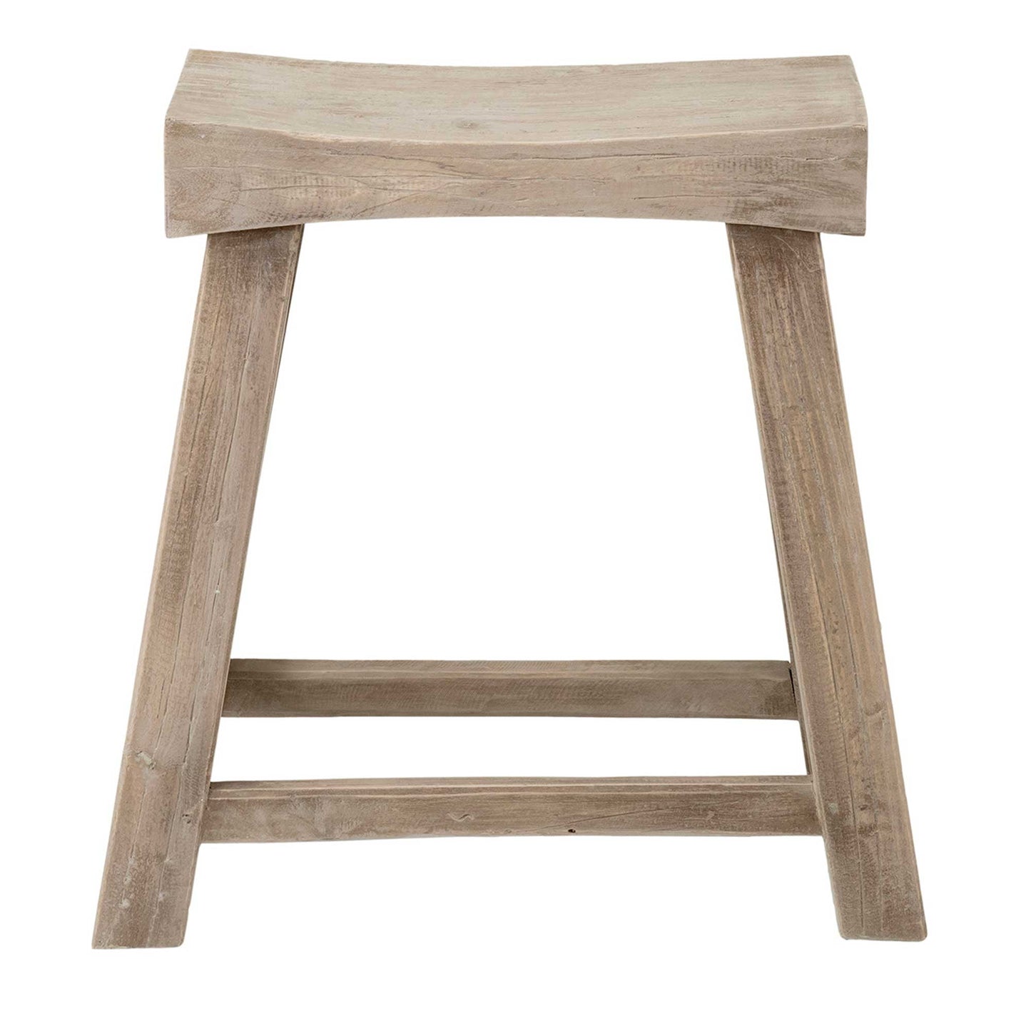 Natural Brown Solid Rustic Small Stool 18" x 8.5" x 20   inch