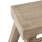 Natural Brown Solid Rustic Small Stool 18" x 8.5" x 20   inch