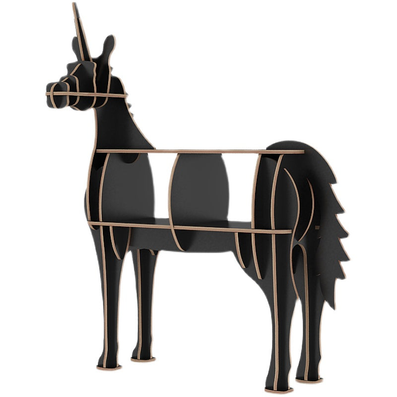 3D Unicorn Wooden Display Stand