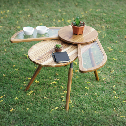 Beetle with Wings Solid Wood Side Table