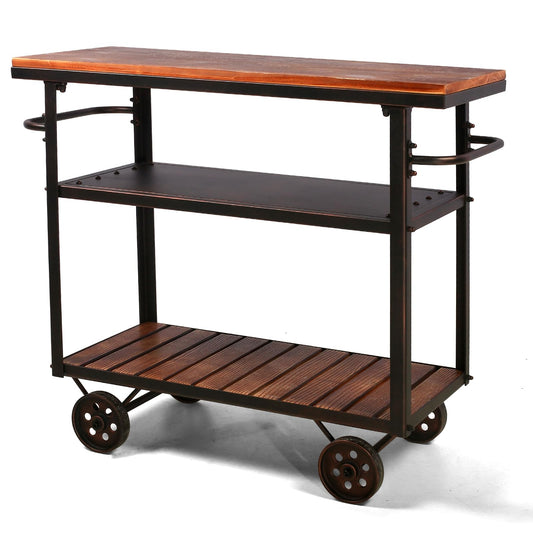 Industrial Bar Cart