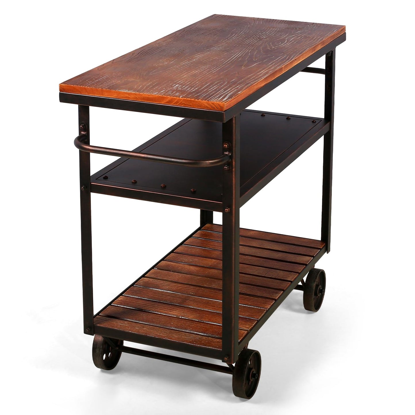 Industrial Bar Cart