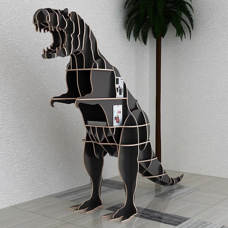 3D T-Rex Wooden Display Stand