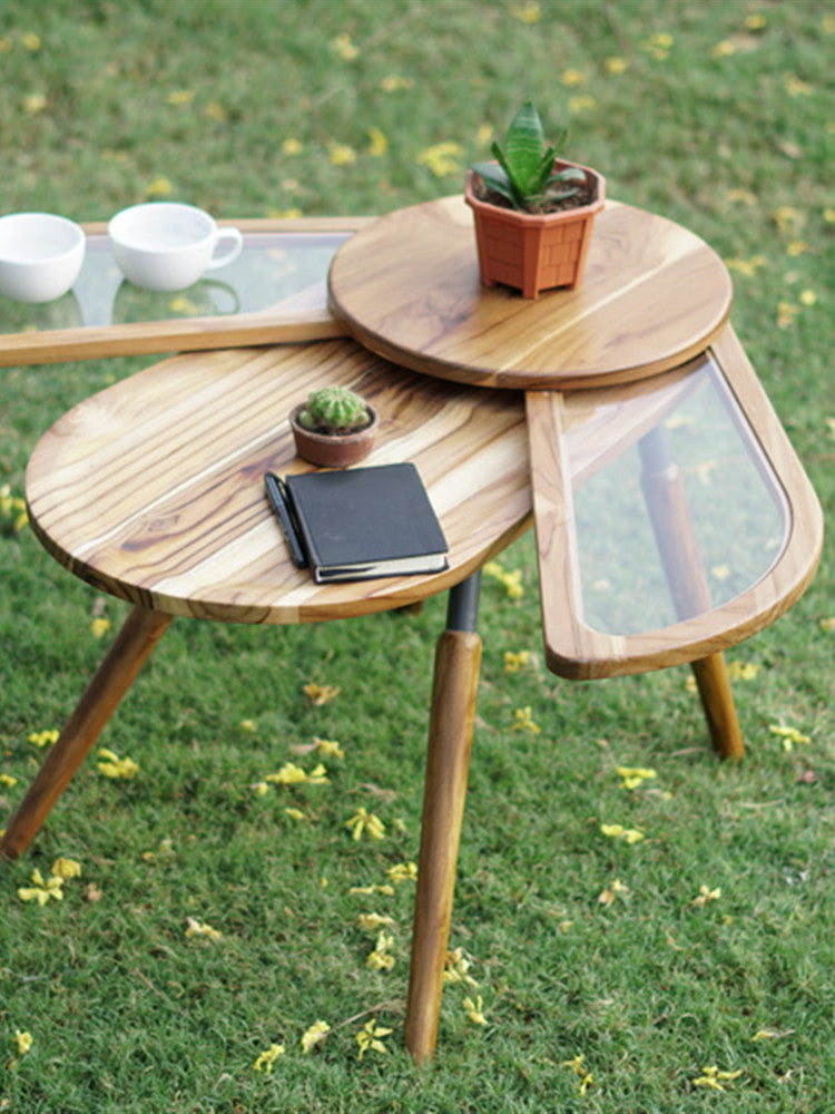 Beetle with Wings Solid Wood Side Table