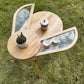 Beetle with Wings Solid Wood Side Table