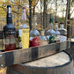 Two sets of the Oak Barrel Stave Shelf