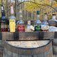 Two sets of the Oak Barrel Stave Shelf