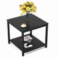 2-Tier Coffee Tea End Table Nightstands for Sofa Couch Bed