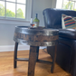 End Table Made from Authentic Whiskey Barrel