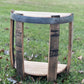 Bourbon Barrel Half End Table