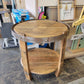 Whiskey Barrel End Table