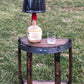 Bourbon Barrel Half End Table