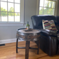 End Table Made from Authentic Whiskey Barrel