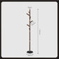 Marble Base Solid Wood Floor Creative Coat Rack