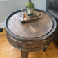 End Table Made from Authentic Whiskey Barrel