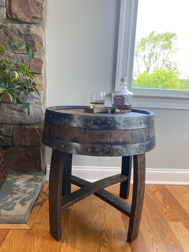 15+ Whiskey Barrel End Tables