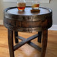 End Table Made from Authentic Whiskey Barrel