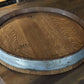 Wine barrel lazy susan